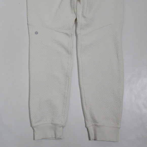 Lululemon Men's At Ease Jogger Heathered Light Ivory / White Size XS - Picture 10 of 12